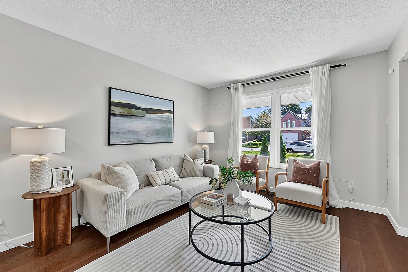 Bright living room