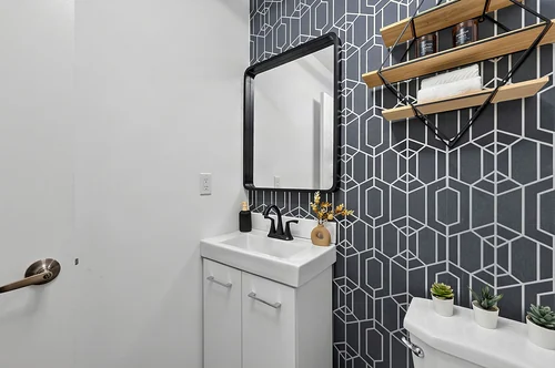 Main floor powder room