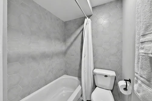 Second floor bathtub