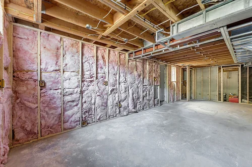 Unfinished basement reverse